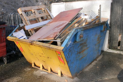 Eco-friendly clearance practices with recycling and donation