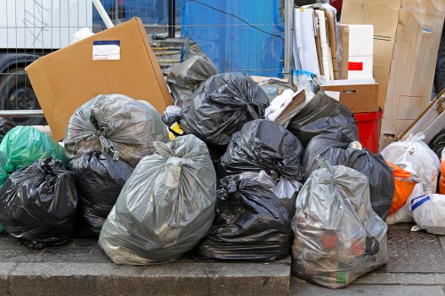 Various types of rubbish handled by Finsbury Park removal services
